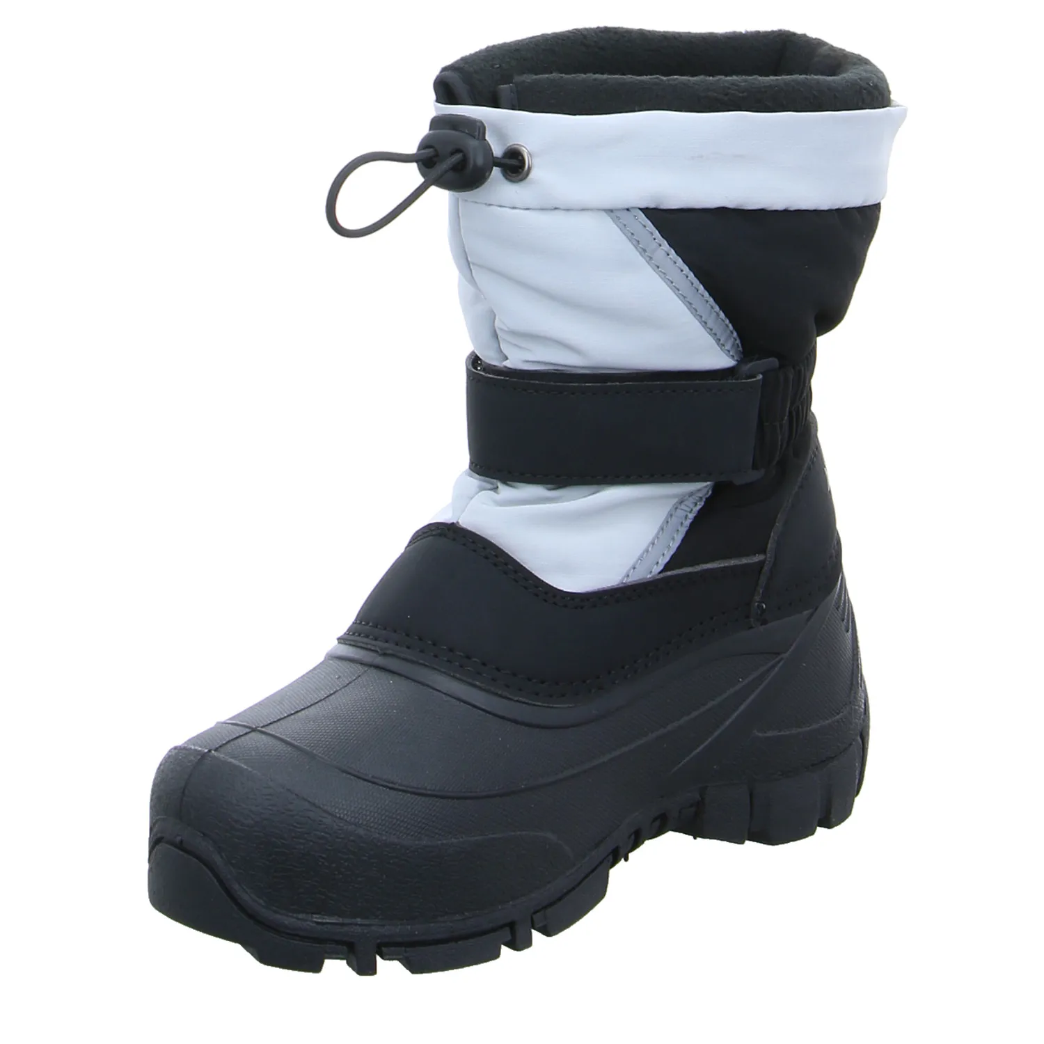 KANGAROOS Kinder-Snowboot Schwarz Synthetik  Schneestiefel