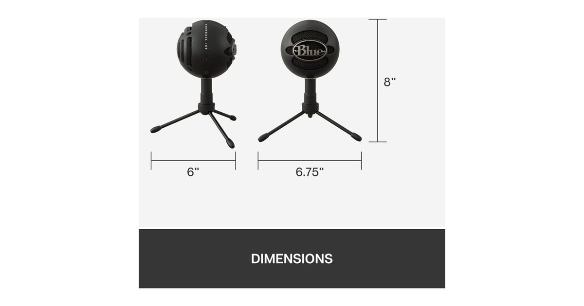 Blue MicrophonesSnowball iCE microfoon  (Zwart)