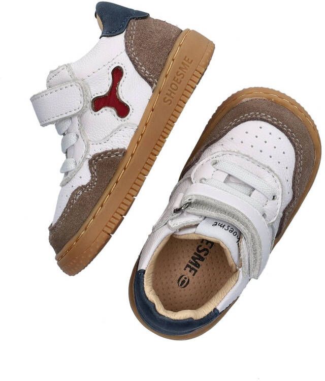 ShoesMe BN24S012-A white taupe multi bruin