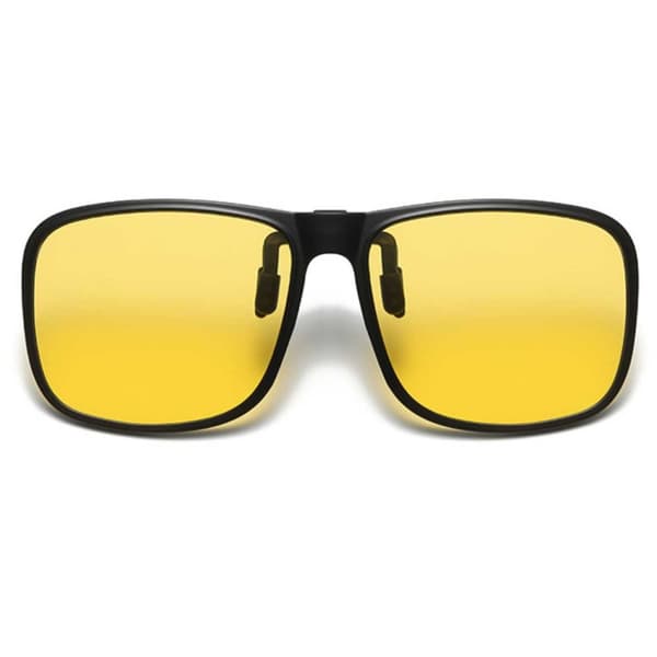 Flip Up Solbriller Clip-On Night Vision Gul