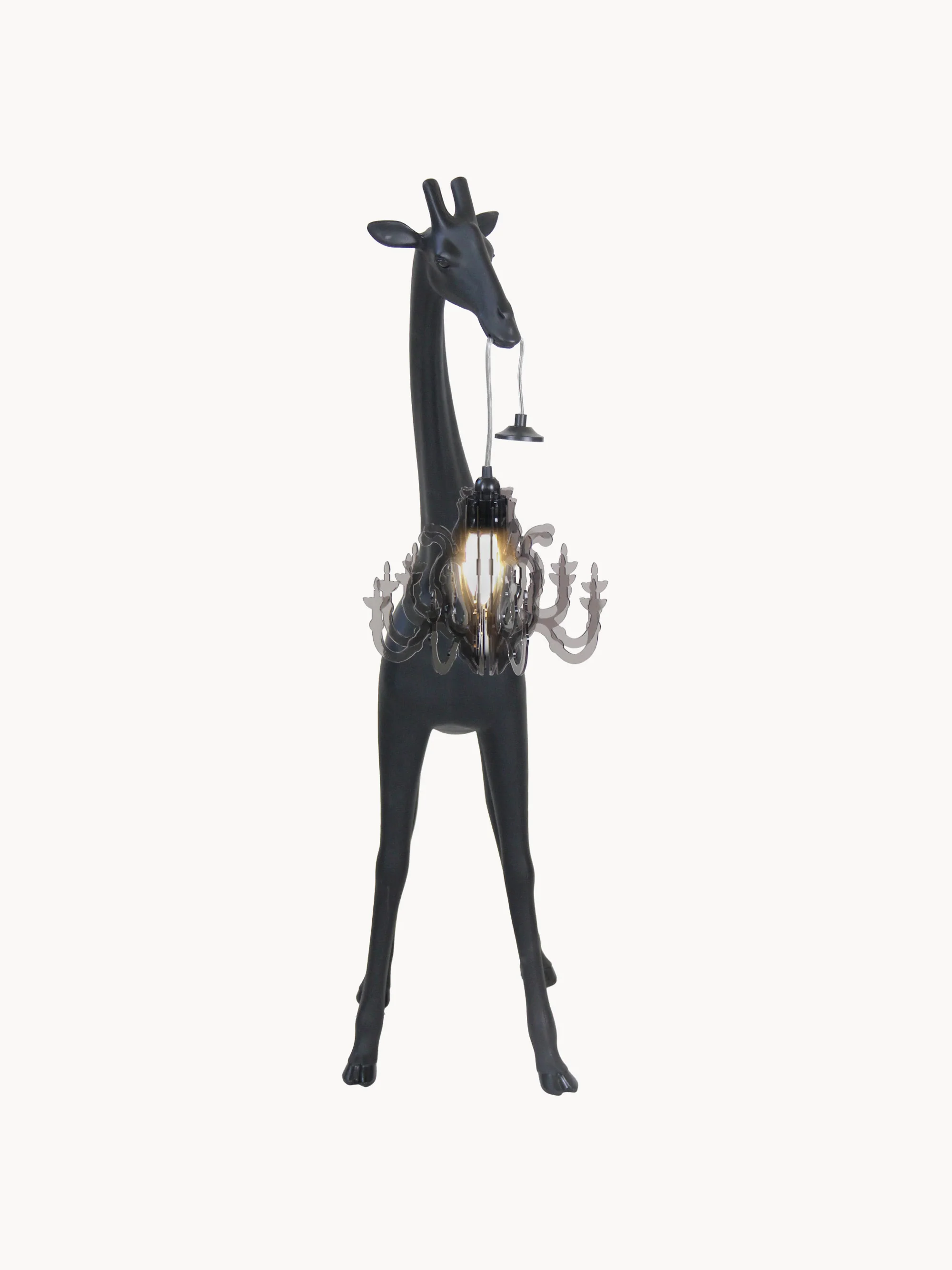 Kleine LED-vloerlamp Giraffe in Love