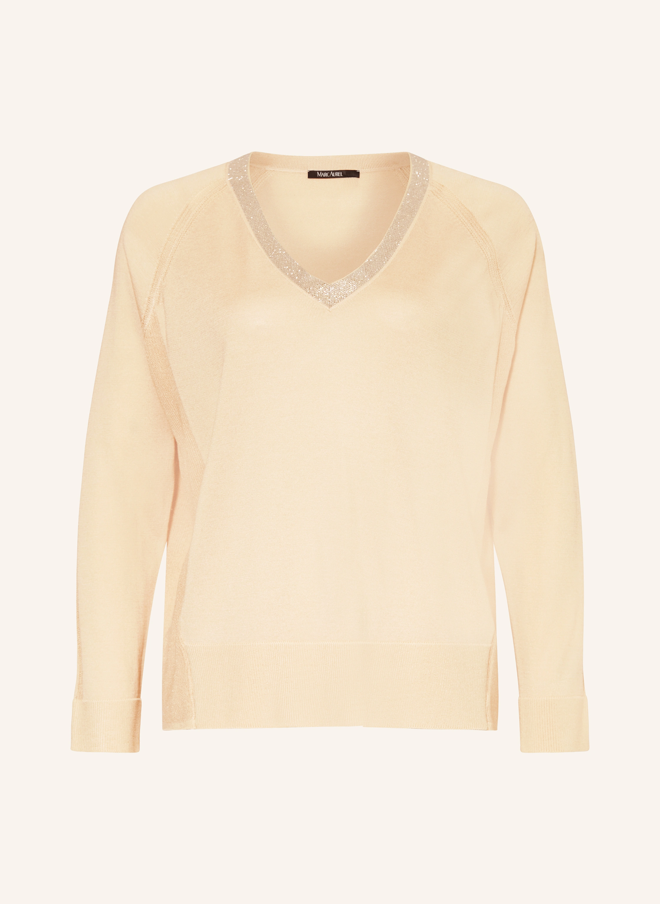 MARC AUREL Pullover mit Schmucksteinen