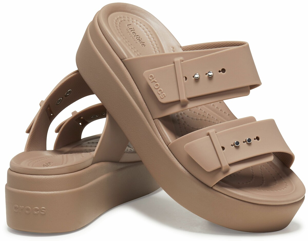 CROCS<br>Mules de plataforma Brooklyn Buckle