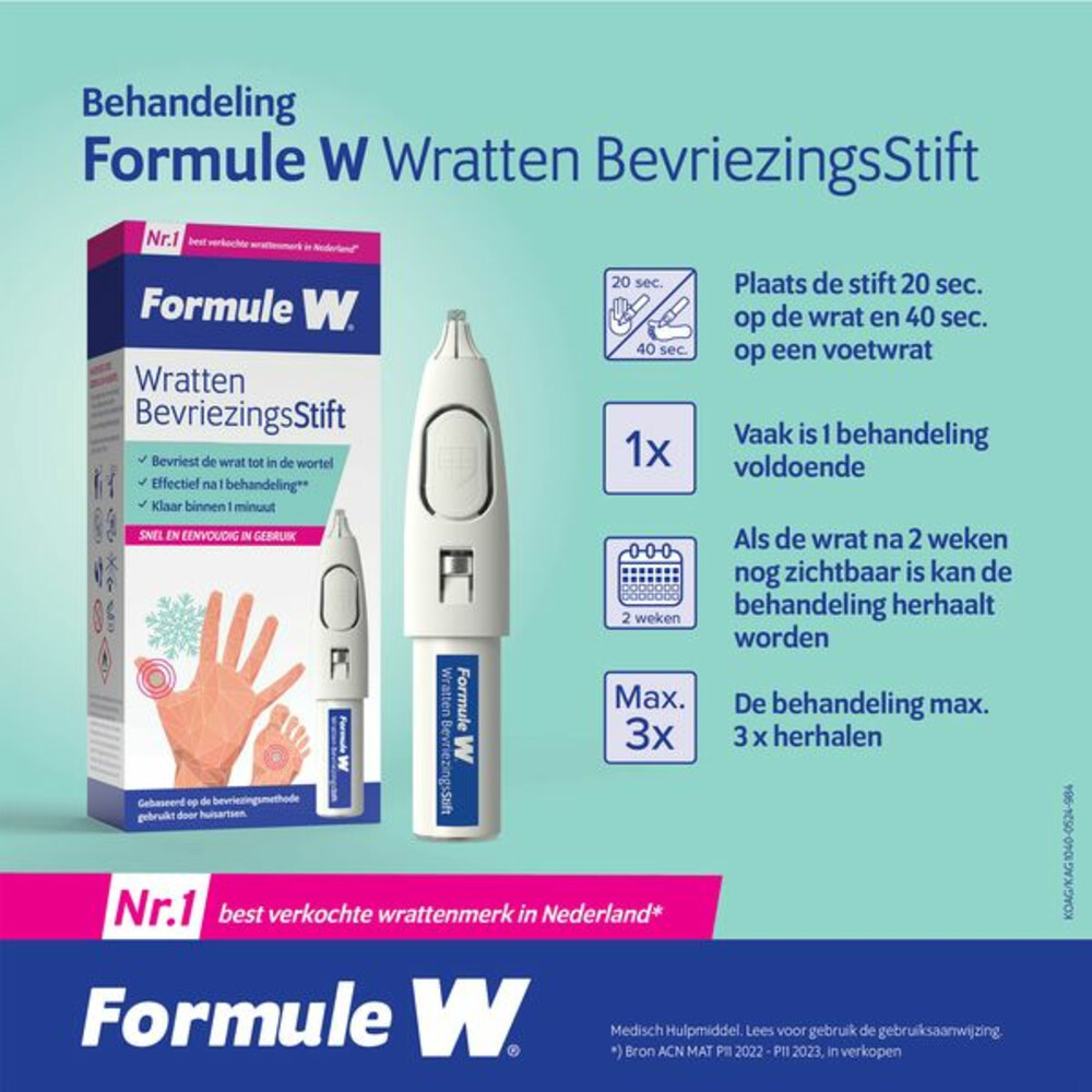 Formule W Wratten Bevriezingsstift15 ml