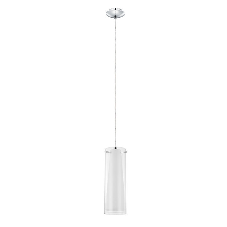 Suspension Dimonika E27 IP20 Blanc et argent