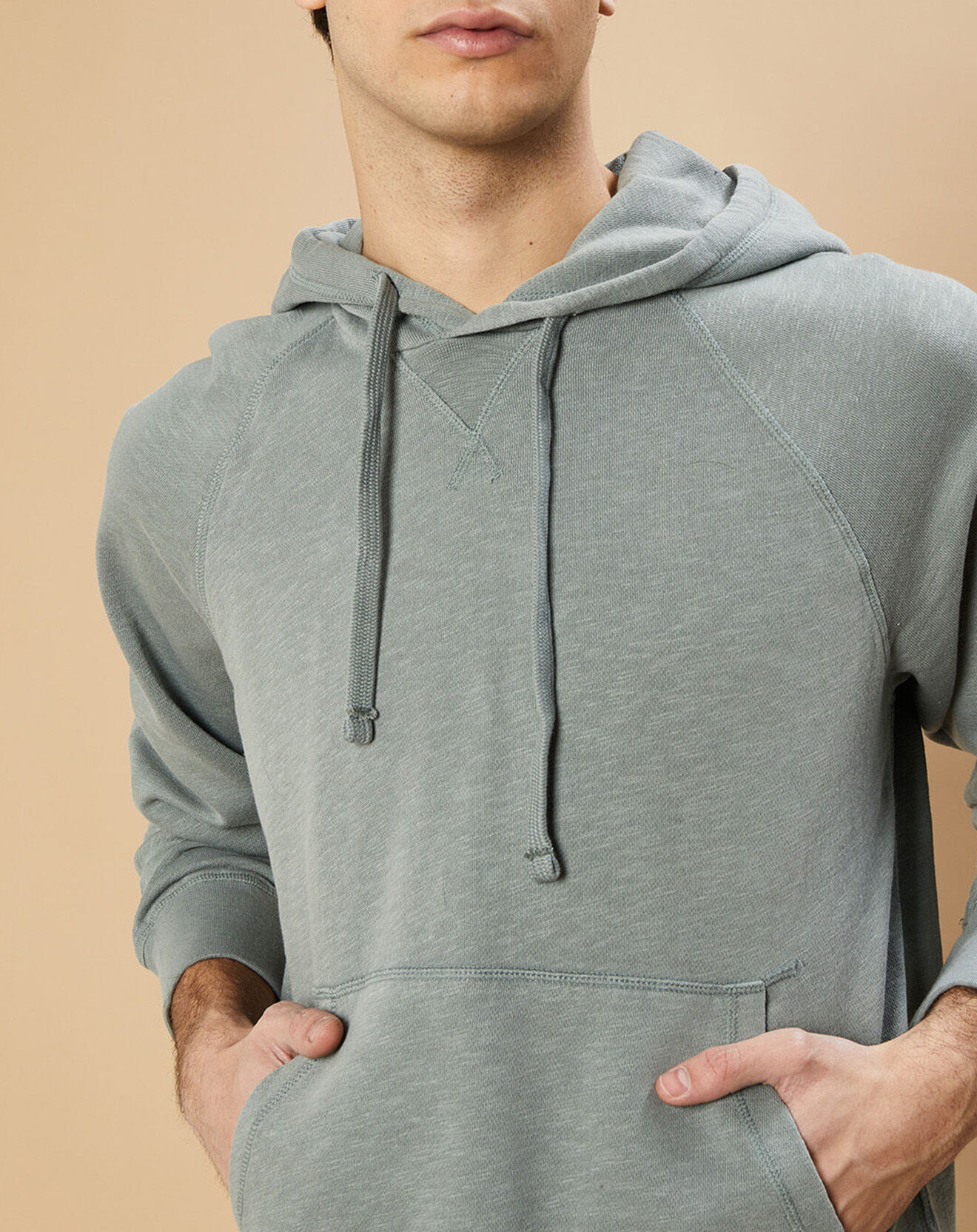 Hartford Sweat à capuche Light vert de gris