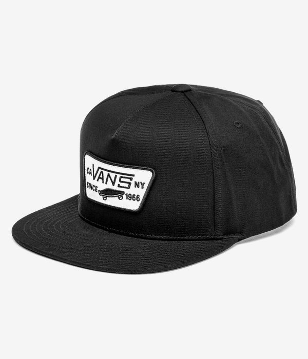Vans Full Patch Snapback Cap (true black)