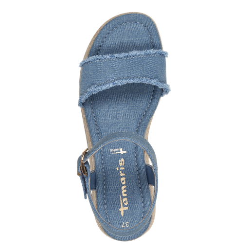 Tamaris Plateau Sandaler, Denim, 36