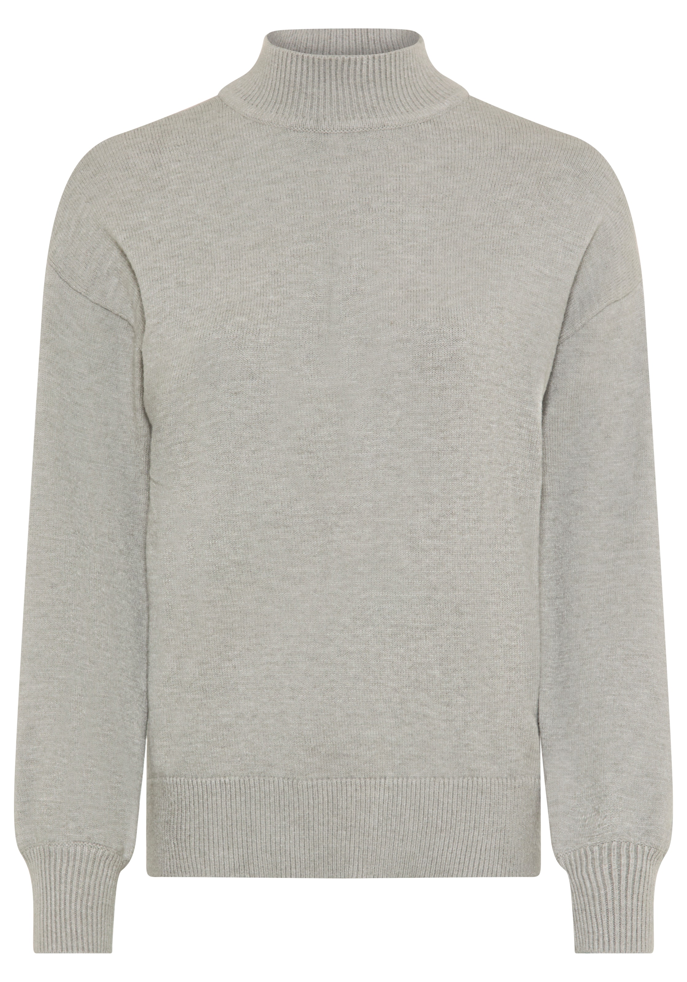 Laura Scott Strickpullover , kuscheliger Winterstrick im Basic Shape mit Stehkragen