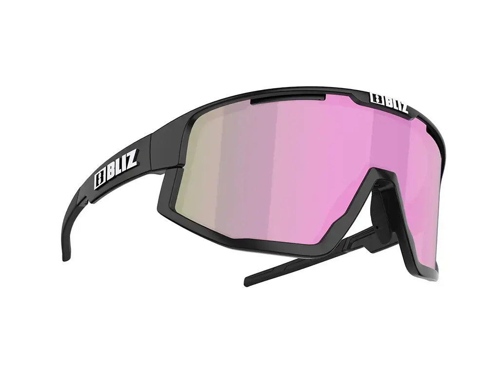 Bliz Fusion Small Sport Zonnebril Mat Zwart met Rose Multi Lens