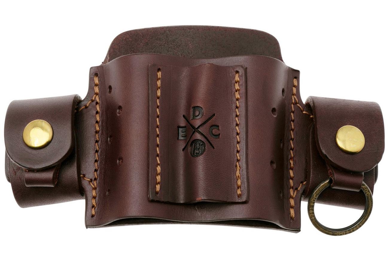 1791 EDC Mini Action-Snap Medium Flex Ambi Tool Organizer EDC-MN-AS-MF-BUR-A Burgundy, lederen riemholster