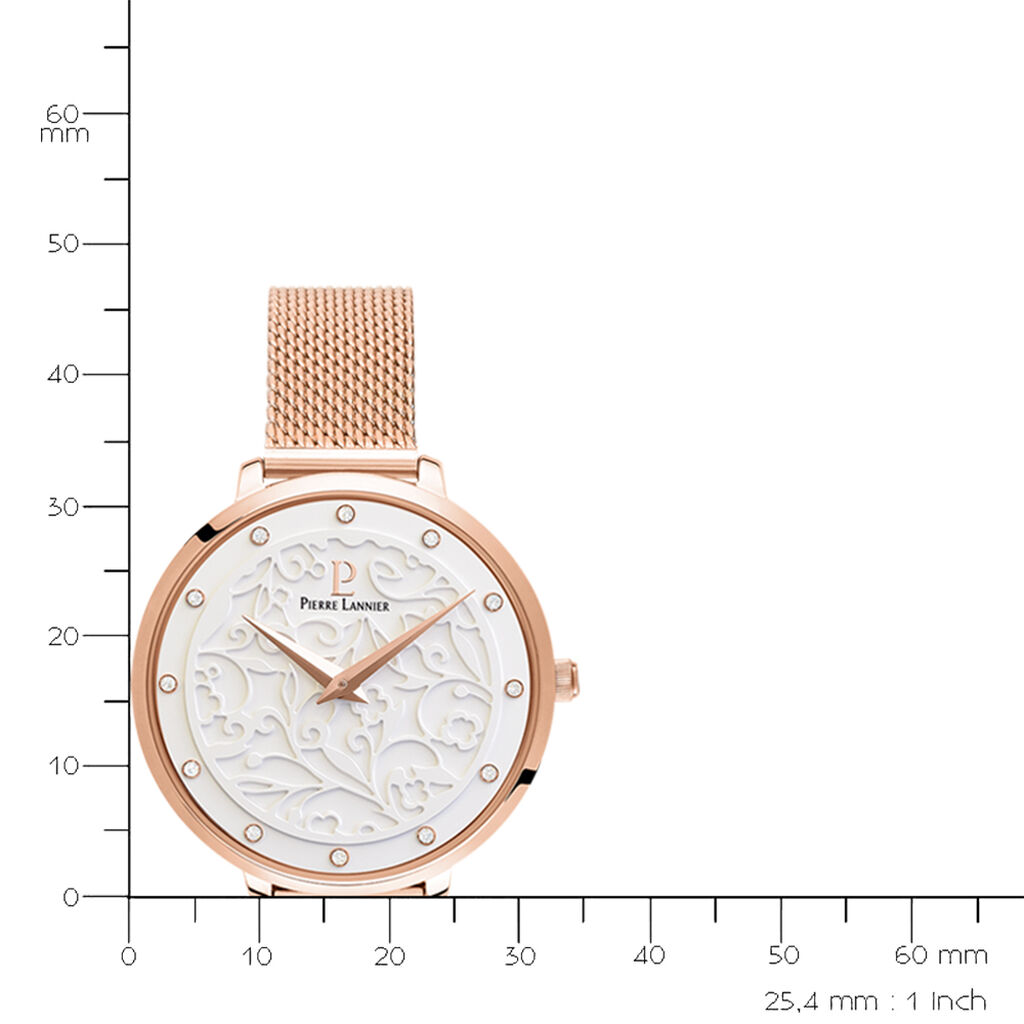 Montre Pierre Lannier Elegance Eolia Blanc