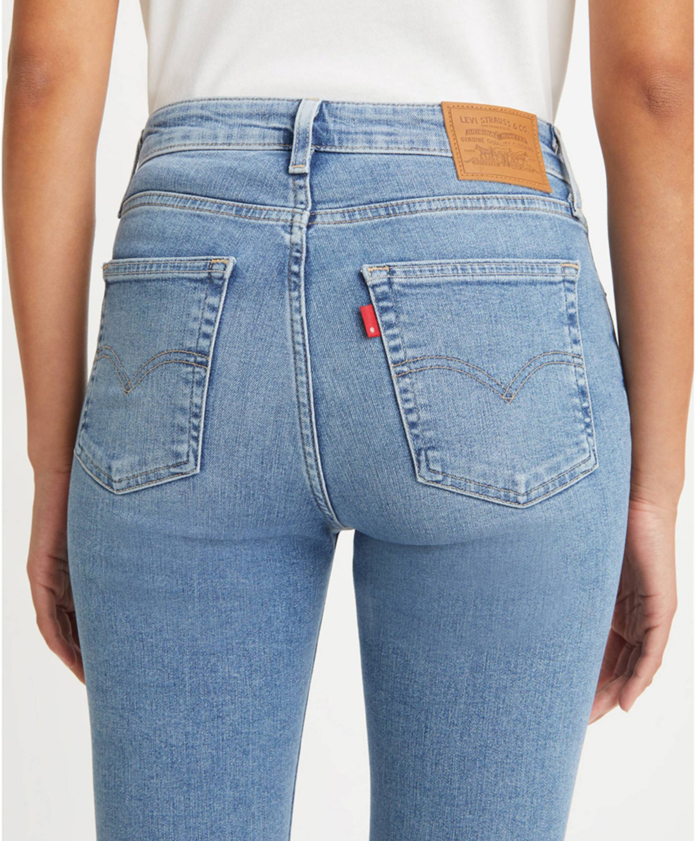 Levi's 721 High rise skinny dames jeans blauw