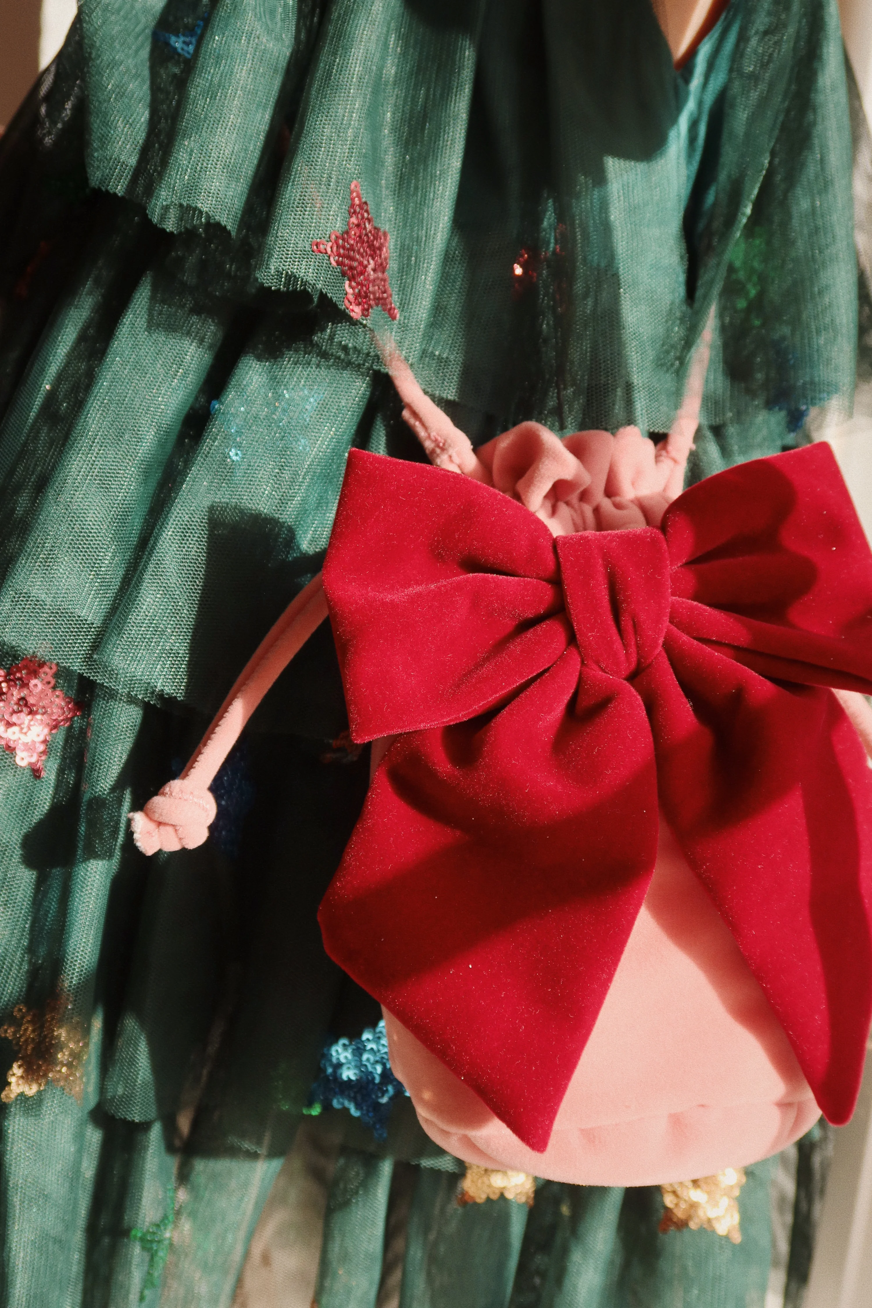 Bow taske - mellow rose - OS