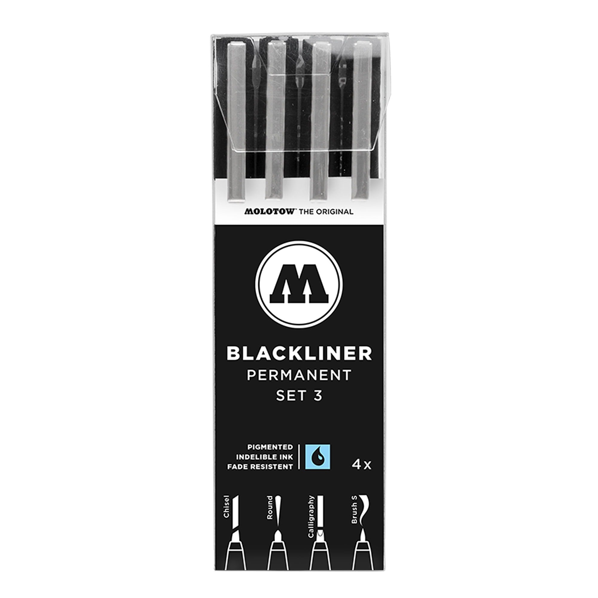 Molotow<br>blackliner set 3