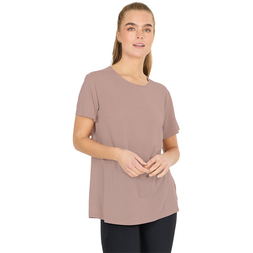 Athlecia Lizzy W Slub S/S T-Shirt Damen sphinxsand