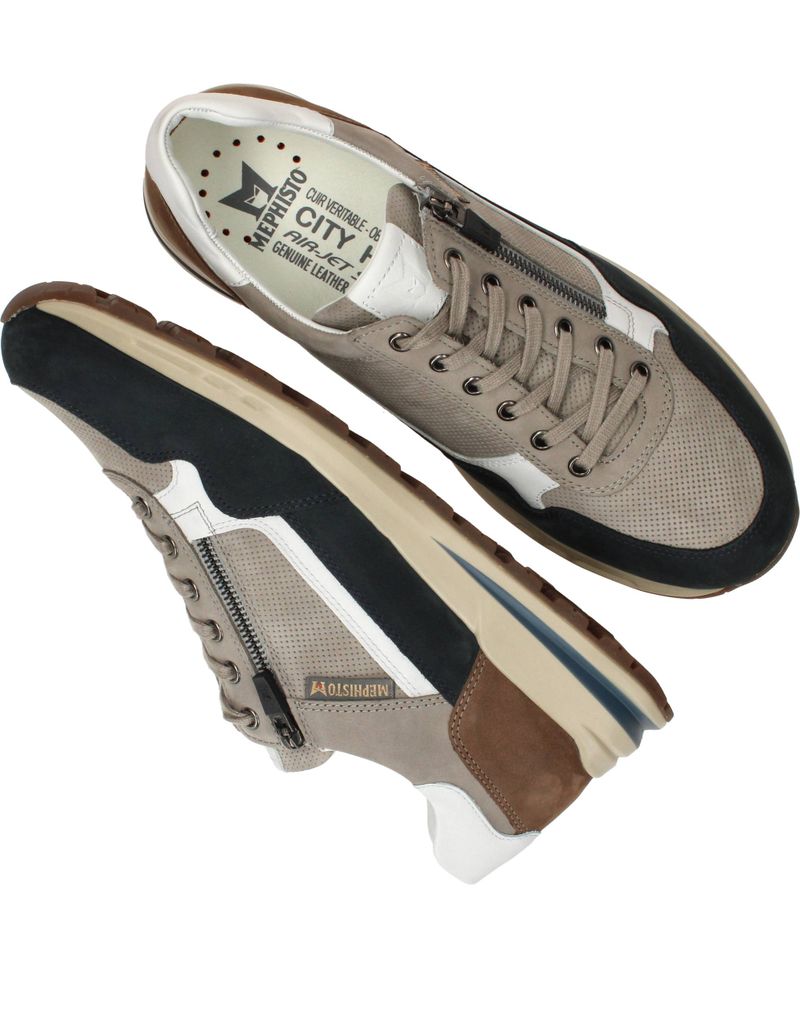 Mephisto Bradley Sneakers Taupe Heren