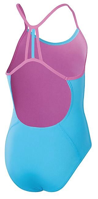 SPEEDO - MAILLOT DE BAIN ECO+SOLID LANE LINE FILLE