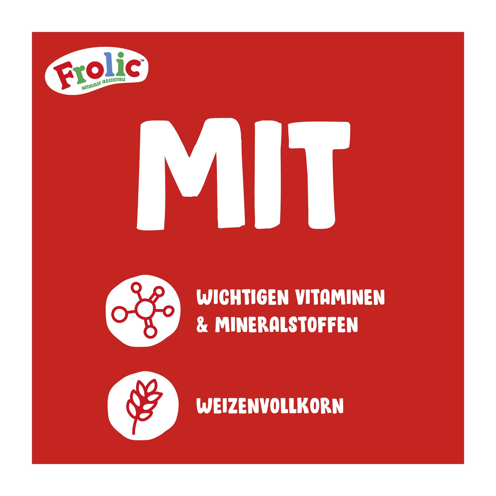 Frolic mit Frischem Rind , Karotten und Getreide