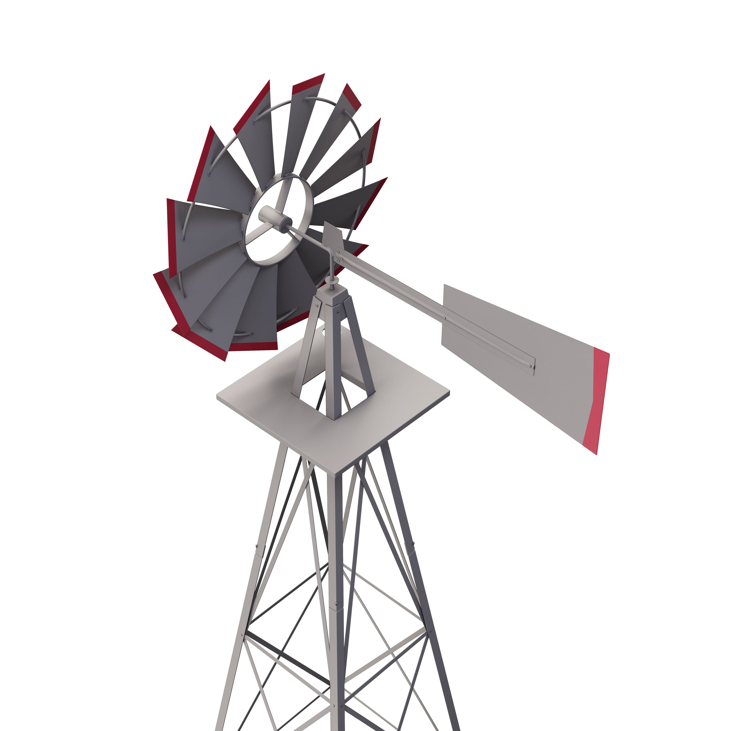 Windrad silber 245 cm