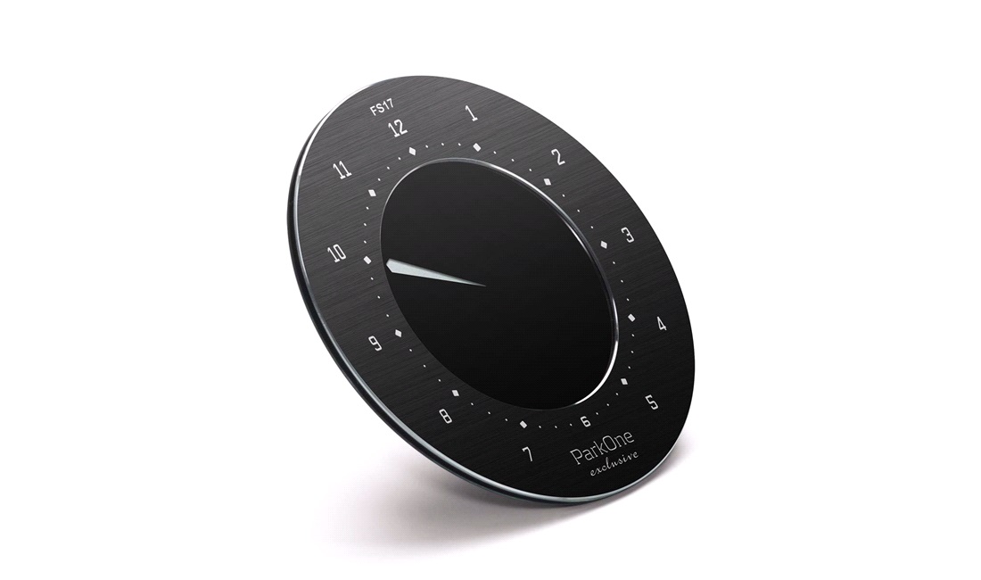 Elektronisk P-skive ParkOne Exclusive BK