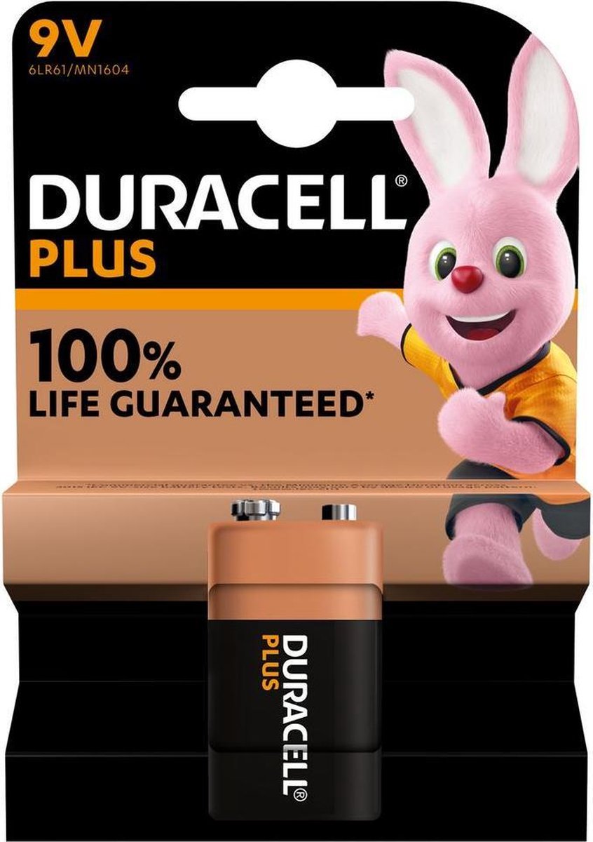 Duracell BATTERIJ 9V PLUS