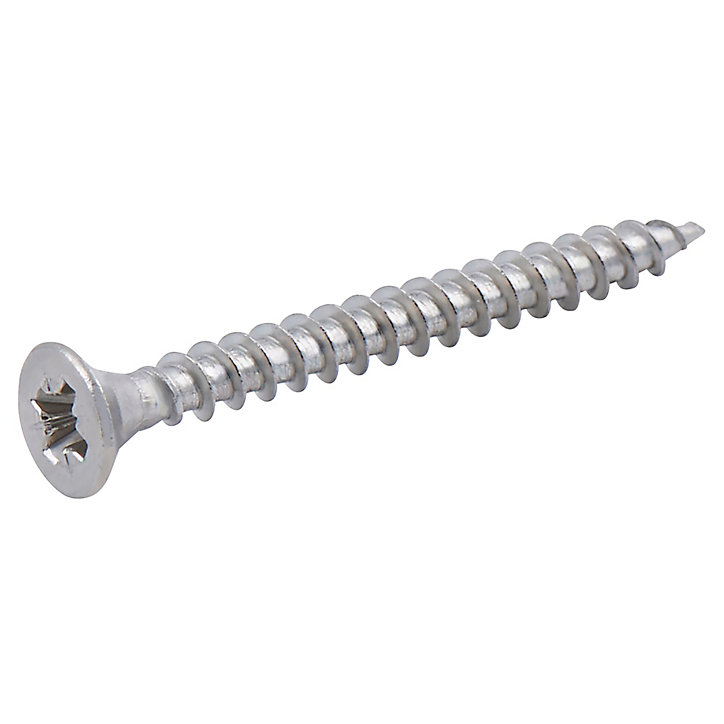 Vis à bois en acier inoxydable A2 pozidriv 4.5x45 mm - 200 pièces