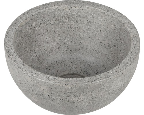Verschil opzetwastafel Ruz 23 x 23 cm Terrazzo grijs mat 36.102.12