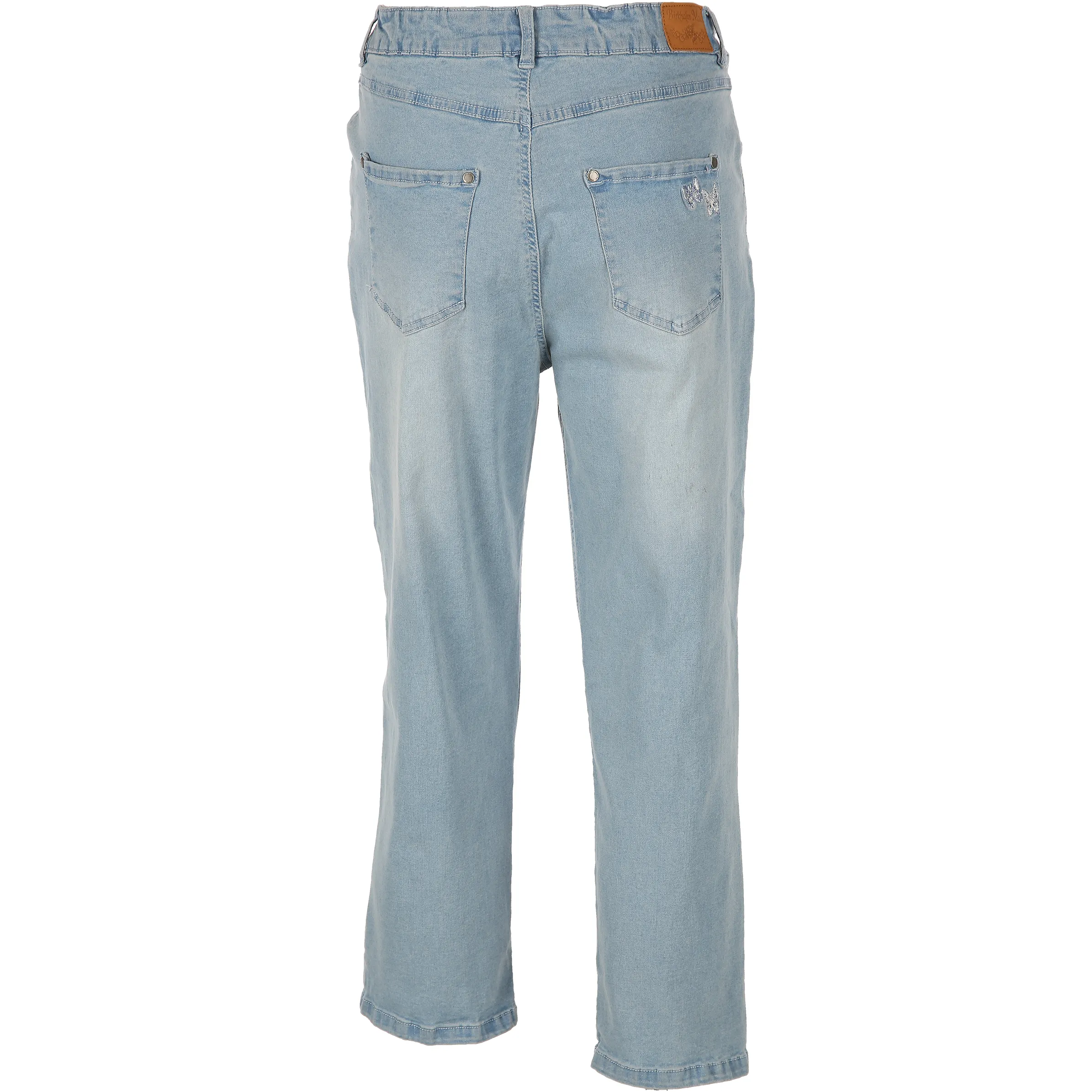 Damen Hose mit Stickerei in 7/8 Länge