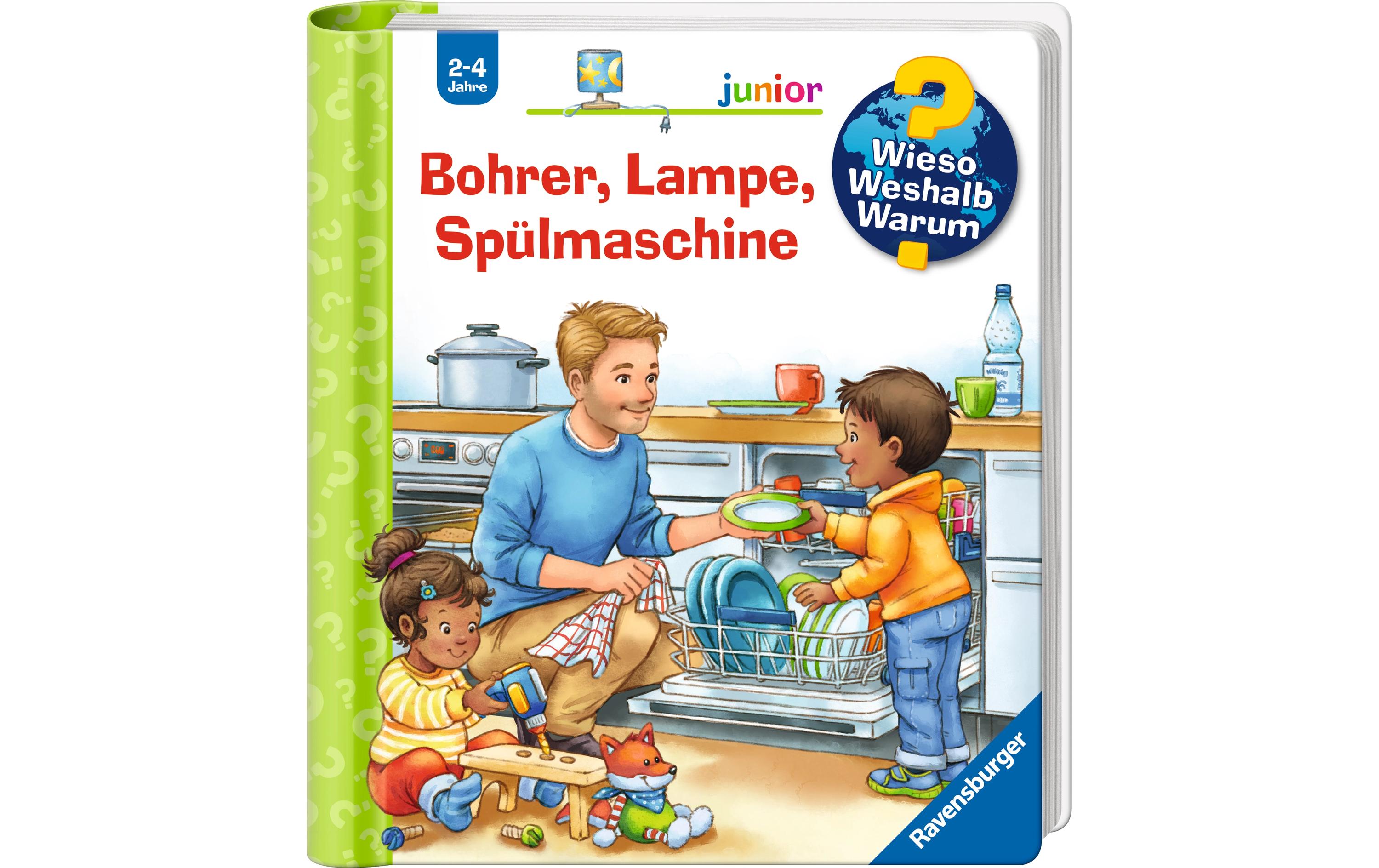 Kinder-Sachbuch WWW junior: Bohrer, Lampe, SpülmaschineKlappbuch