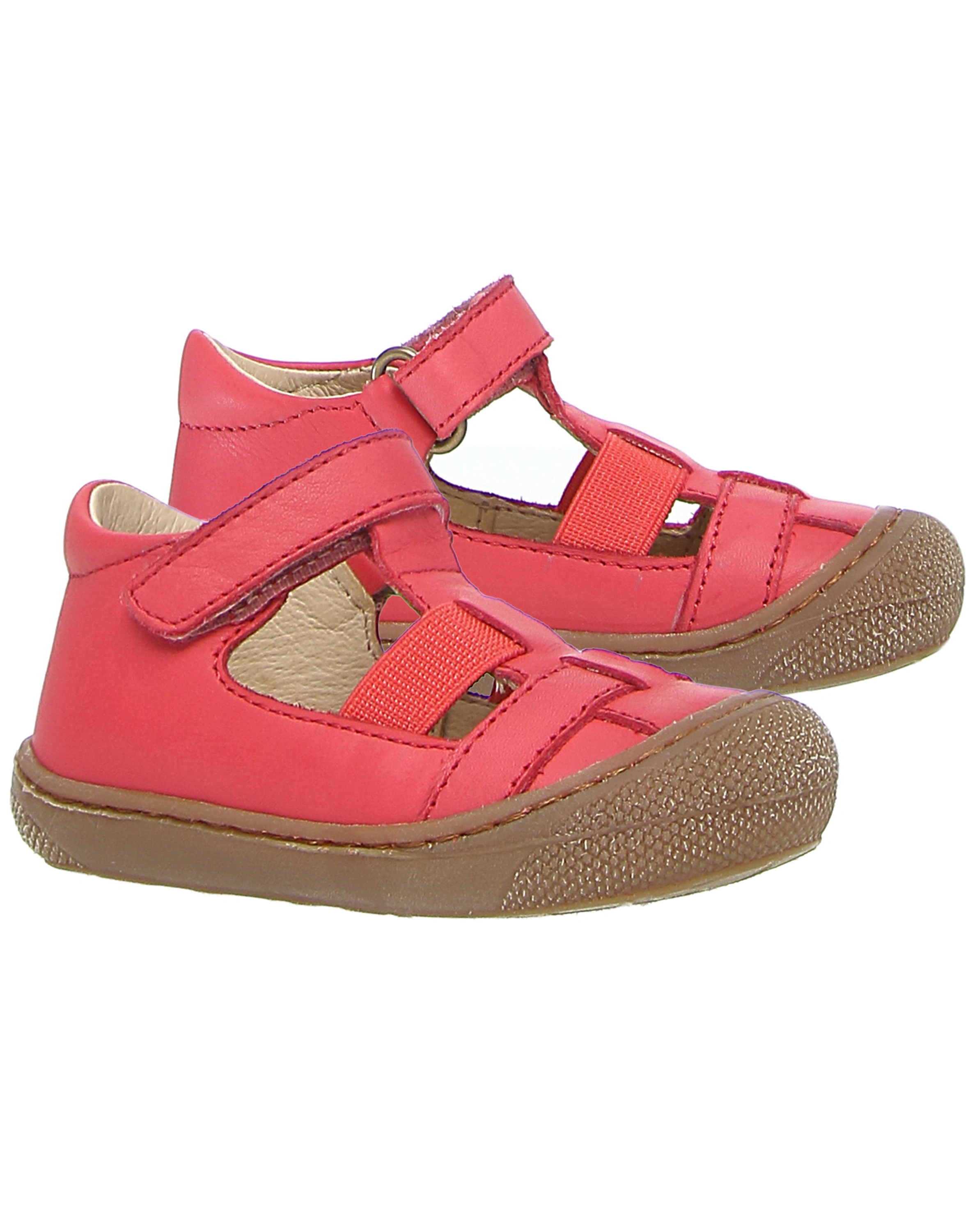 Lauflern-Sandalen LANGEN mit Zehenschutz in rot