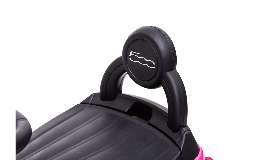 Fiat 500 gåbil pink med musik