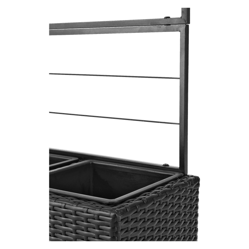 Blomsterkasse med espalier 63x165 cm