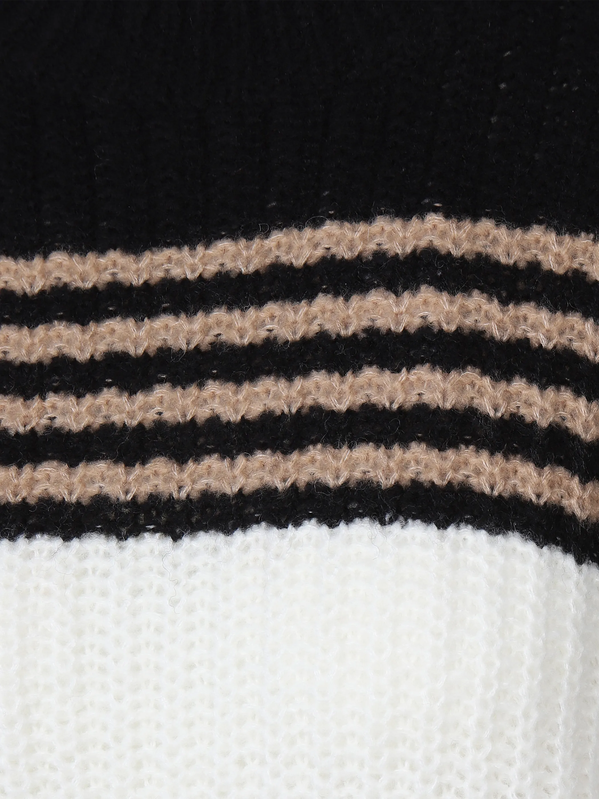 Damen Strickpullover mit Streifen