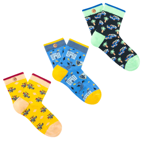 Chaussettes Pays Merveilleux bleu