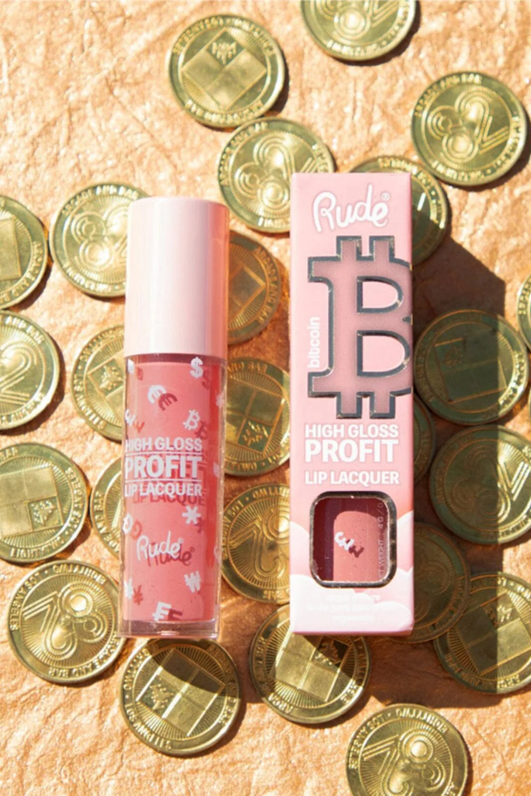 Rude Cosmetics High Gloss Profit Lip Lacquer Bitcoin -