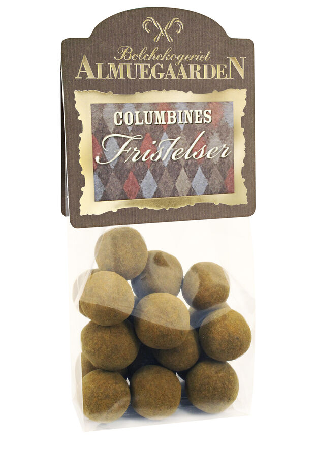 Almuegaarden Choko-lakridser med lakridspulver No color