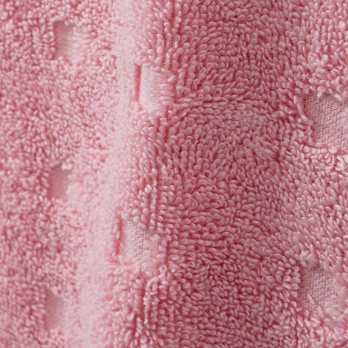 My Home Waschhandschuh mit grafischer Struktur rosa