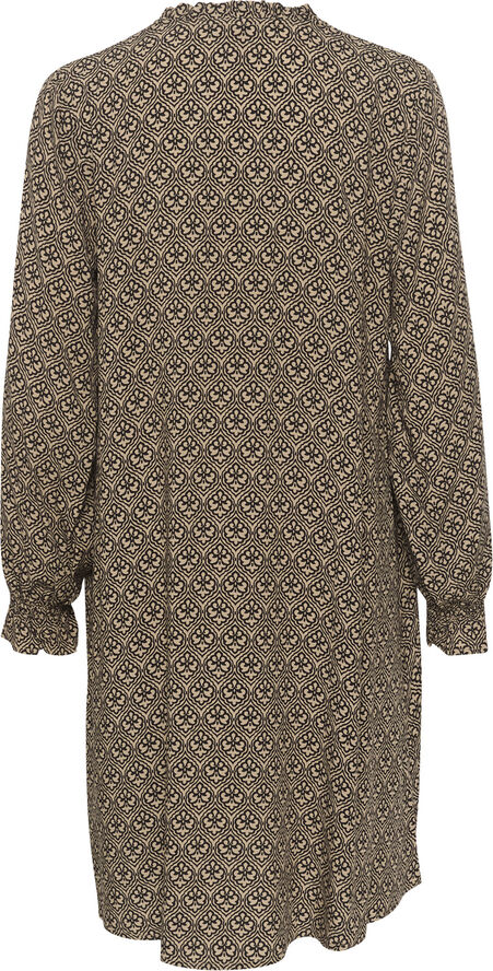 Culture CUsafi Bello Dress Sand graphic