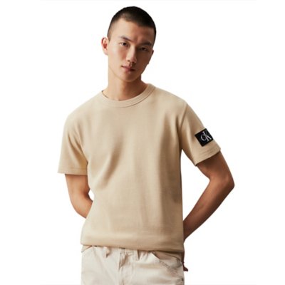 Tee-shirt à manches courtes homme Badge Waffle CALVIN KLEIN