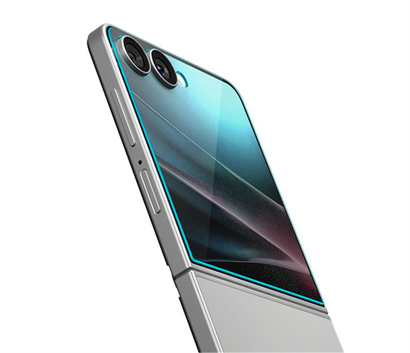 (2er Set) Samsung Galaxy Z Flip7 Glass Tr EZ Fit HD Panzer Glas Case Friendly   Montagerahmen (AGL09585)
