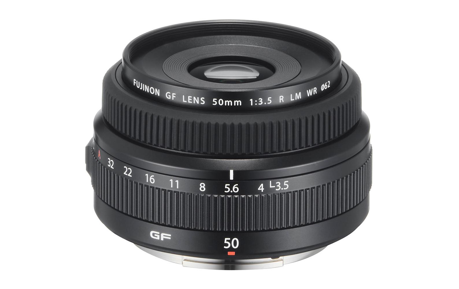 Festbrennweite GF 50mm F/3.5 R LM WR – Fujifilm G-Mount<br>Leichtes und kleines Objektiv für das spiegellose GFX-Mittelformatsystem
