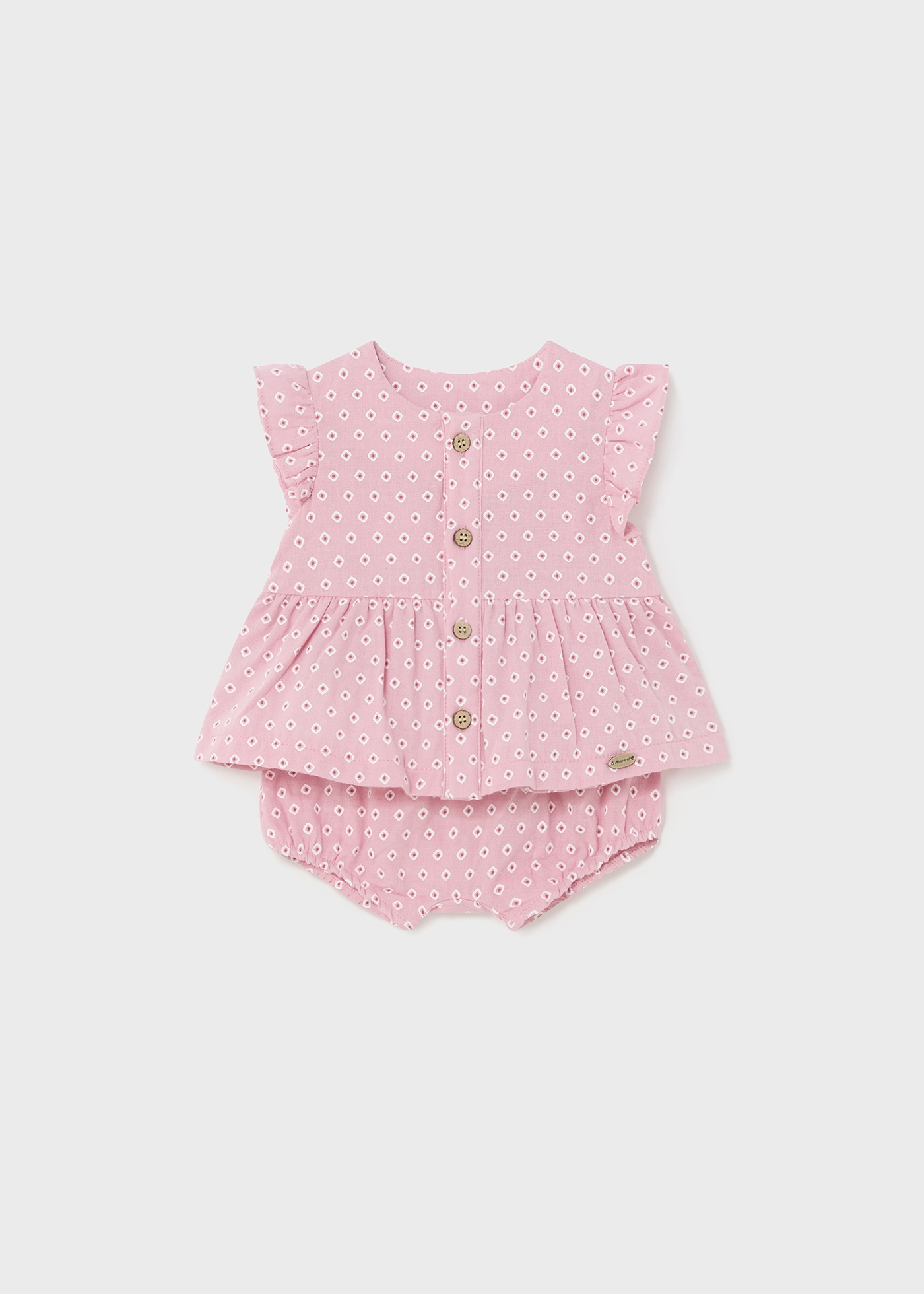 Conjunto de duas peças Better Cotton com estampa para recém-nascida Jade
