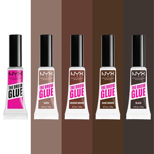 NYX Professional Makeup The Brow Glue Instant Brow Styler, 03 Medium Brown
