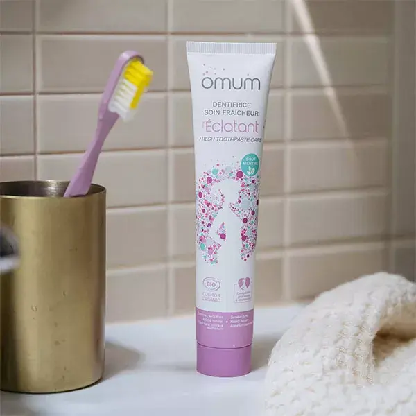 Omum L'Éclatant Pasta de Dentes Orgânica Fresh Care 75ml