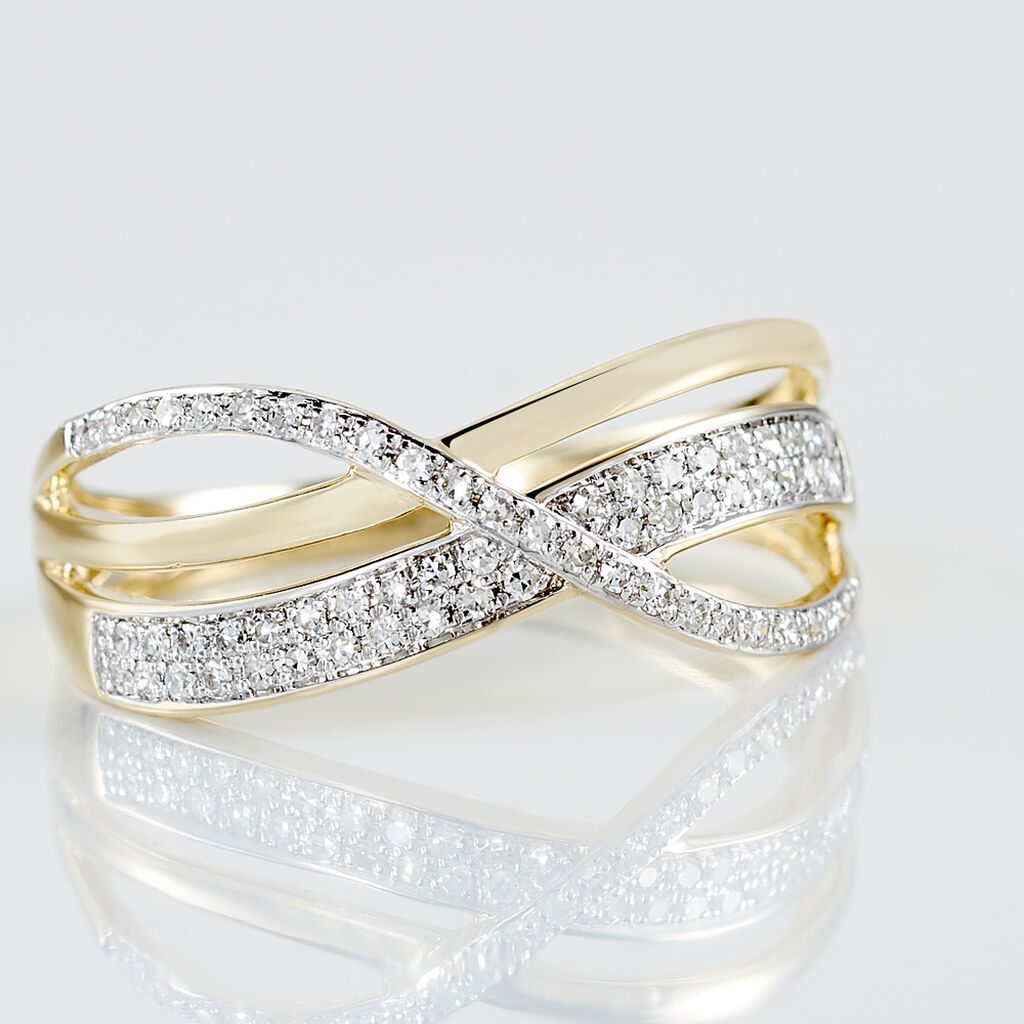 Bague Emilie Or Jaune Diamant