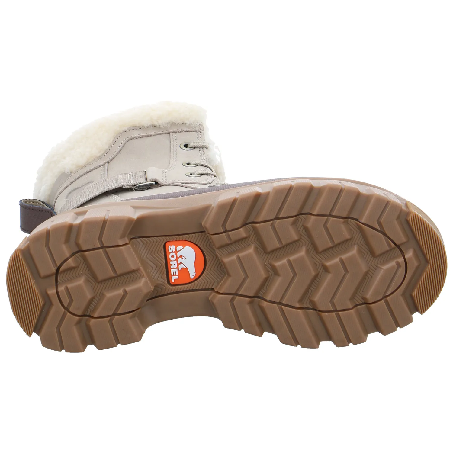 SOREL Snowboot Taupe Leder  wasserdicht