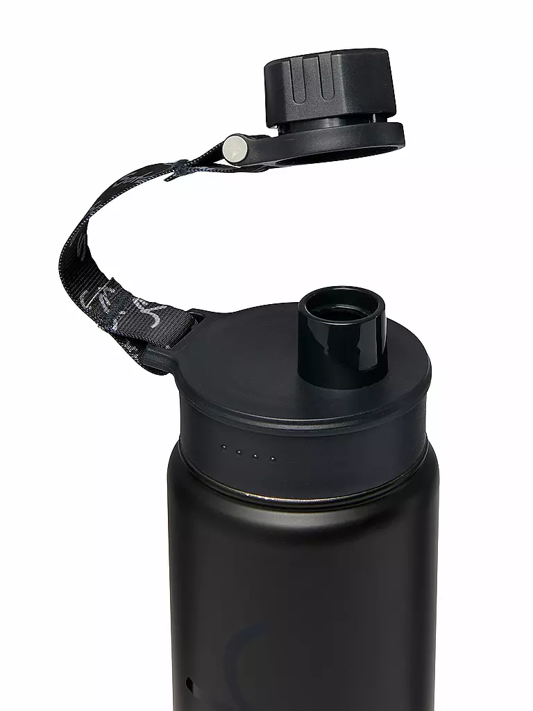 SATCH Trinkflasche 0,5l Edelstahl Black schwarz