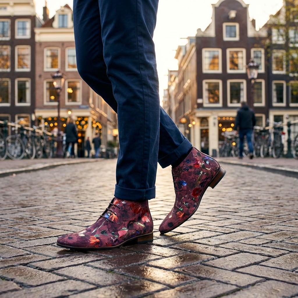 Rosso Velour Flora High - PRE-ORDER