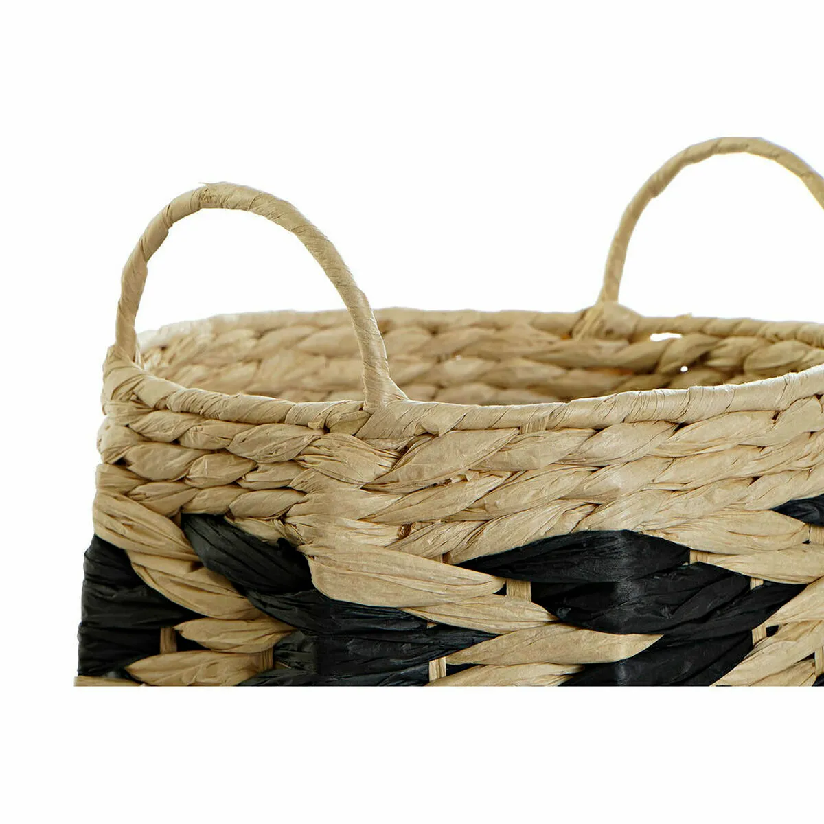 DKD Home Decor Set de Basket - Naturel